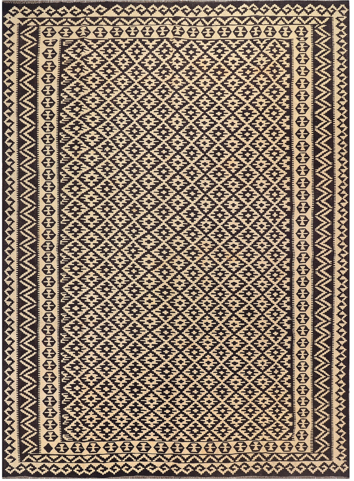 Bohemian - Cream and Black