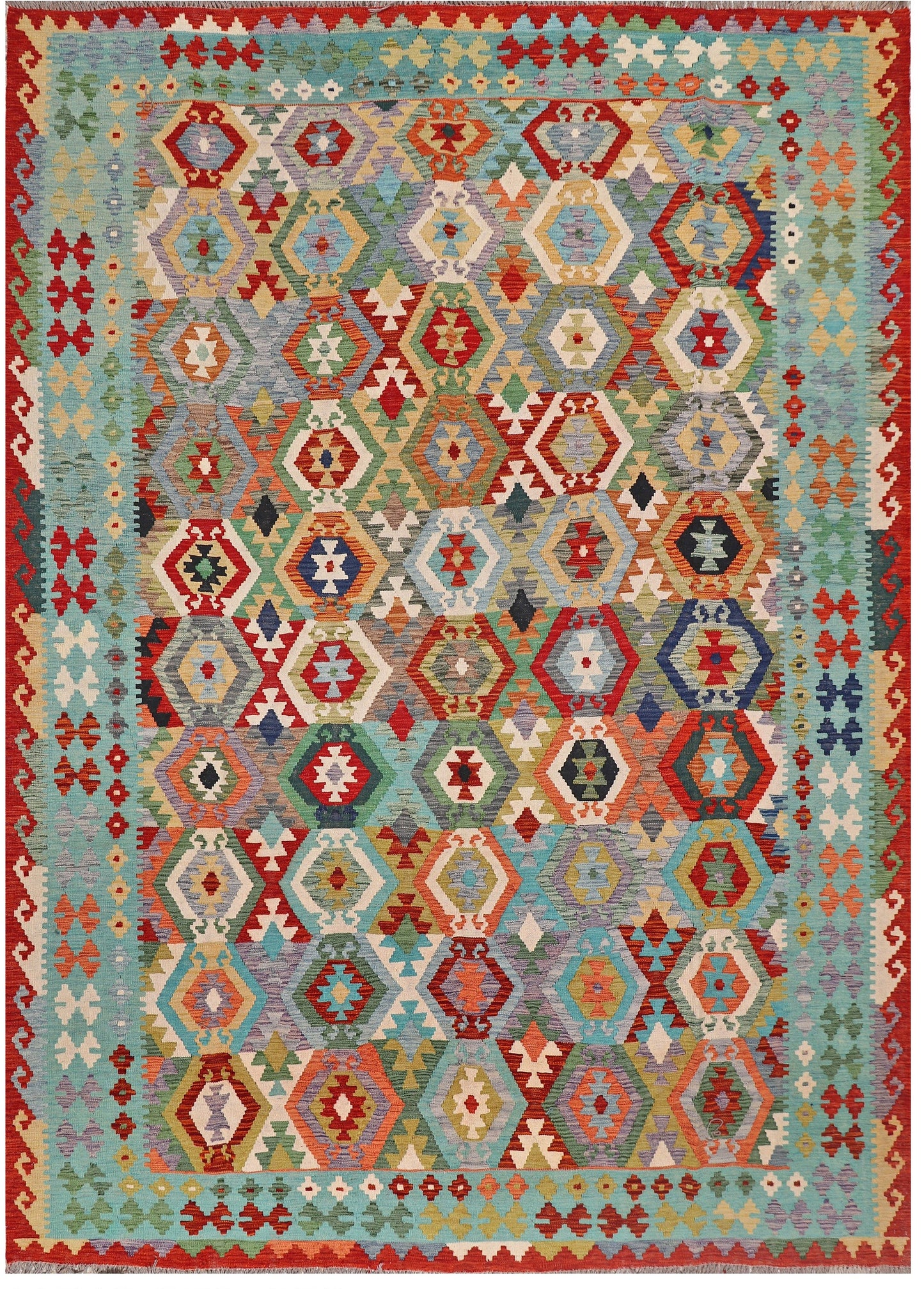 Bohemian - Teal Multicolored